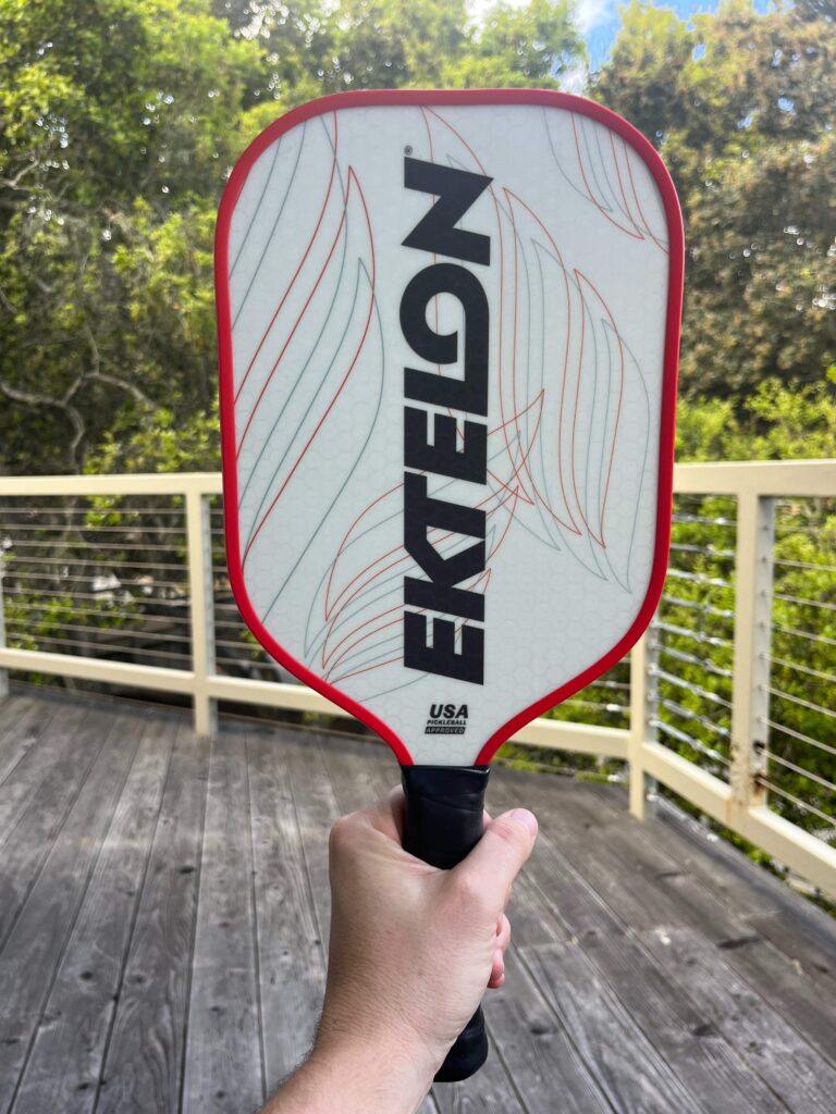 Picture of carbon fiber pickleball paddle.