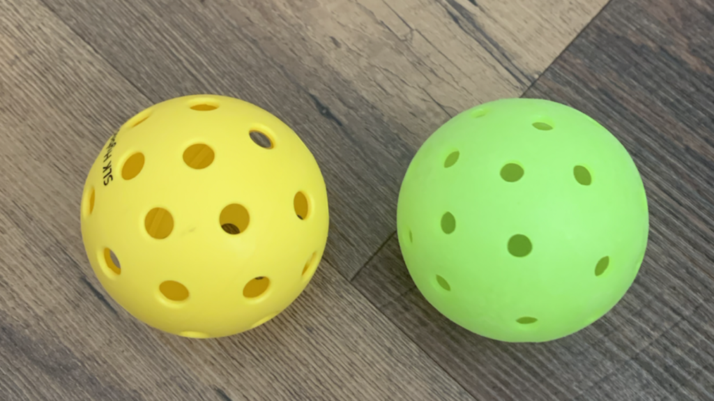 Picture of pickleball balls for beginners