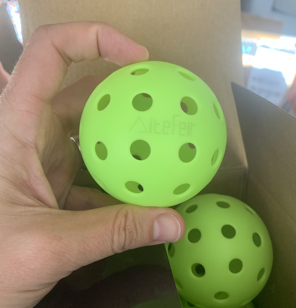 Picture of the best budget outdoor pickleball ball from AiteFeir