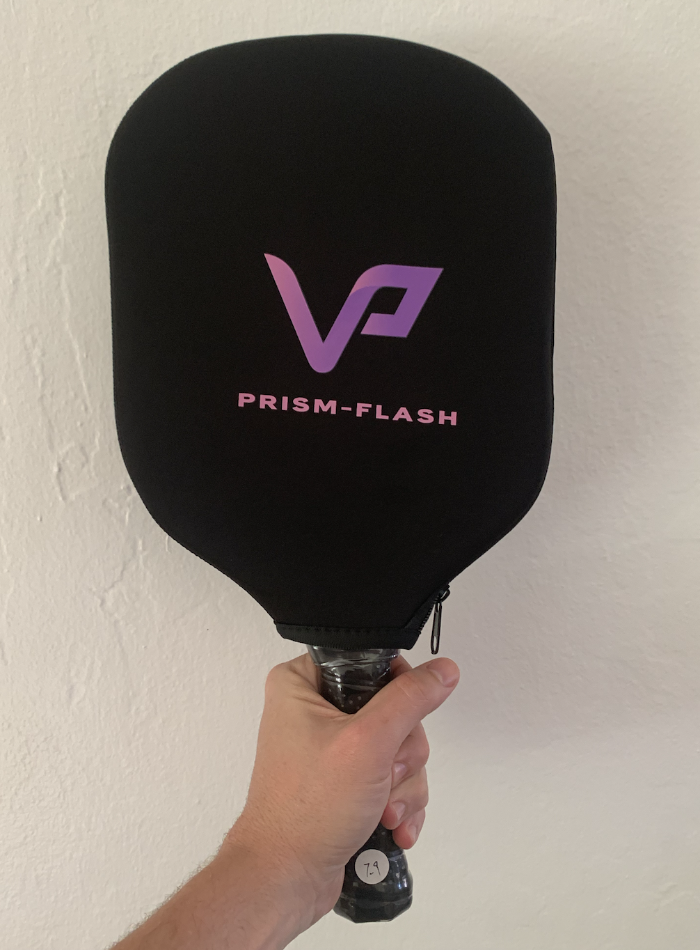 Vatic Pro Prism 16mm pickleball paddle with the cover.