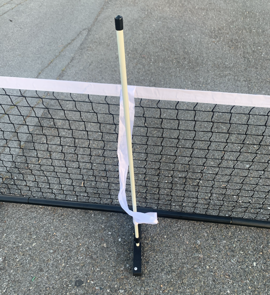 Worst pickleball portable net falling apart