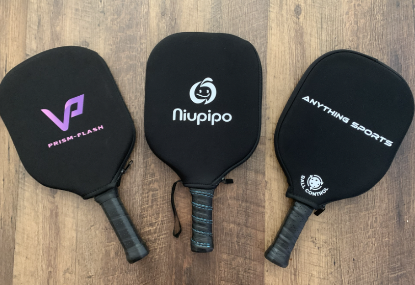 Picture of pickleball paddles