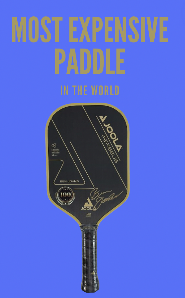 Picture of the Most Expensive Pickleball Paddle in the World