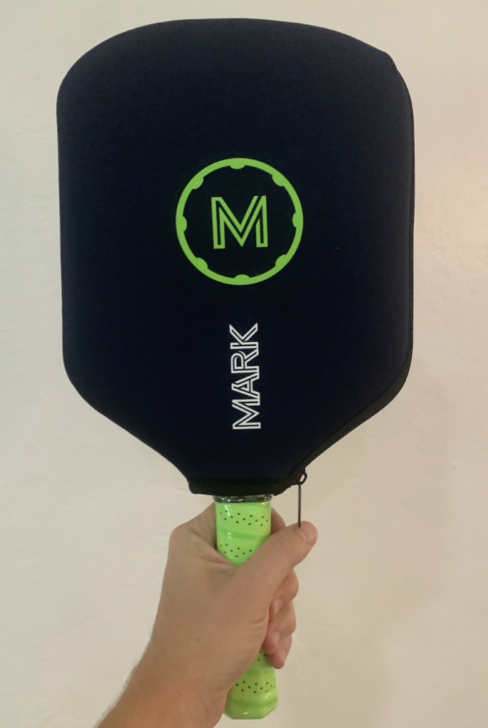 Picture of the Mark OneX paddle with the front of the cover.