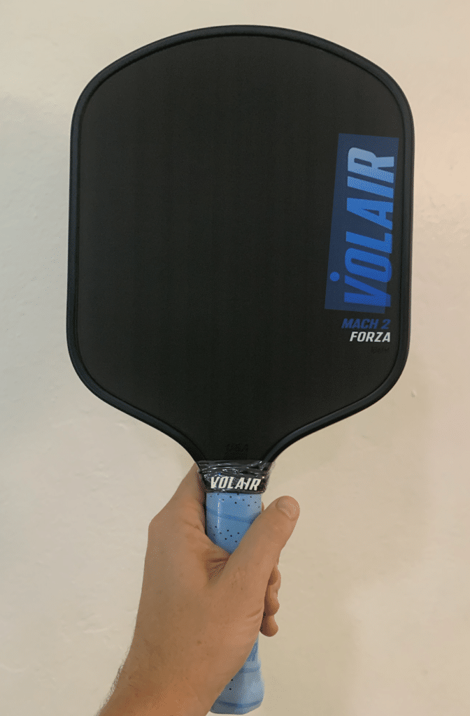 Picture of the Volair Mach 2 Forza pickleball paddle.