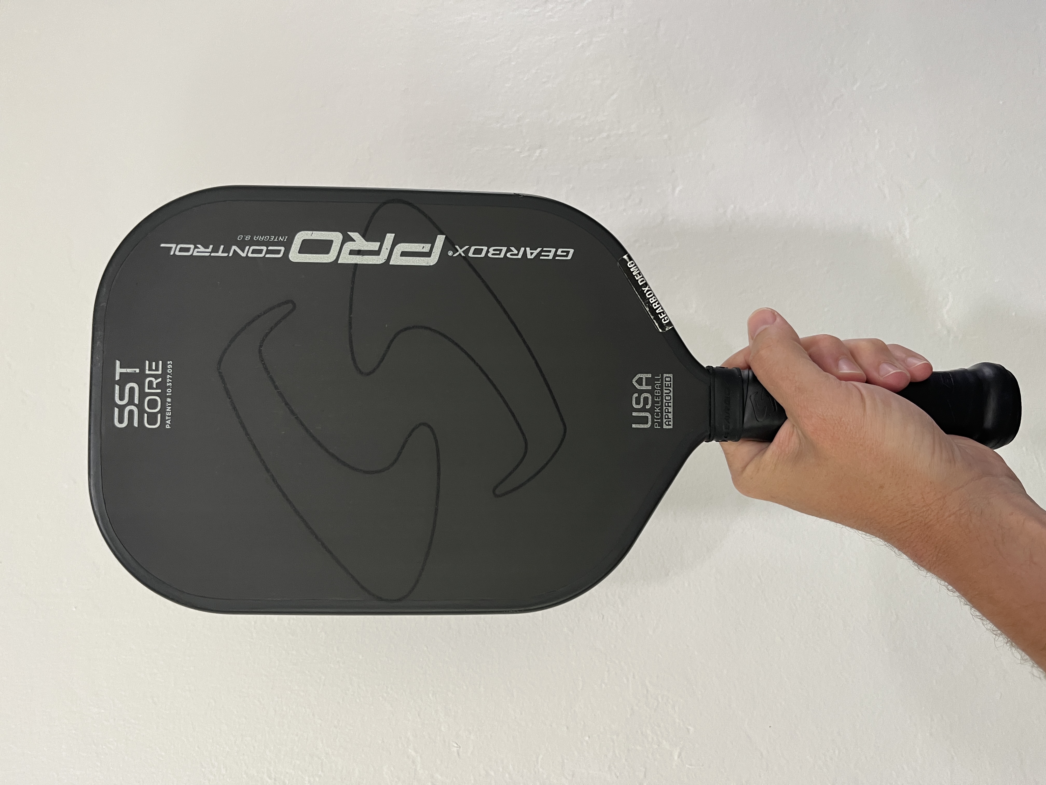 Picture of the Gearbox Pro Control pickleball paddle.