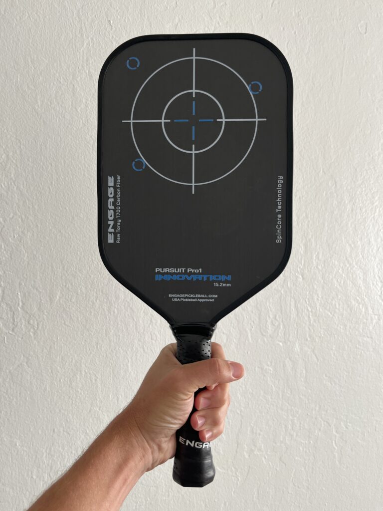 Picture of the Engage Pursuit Pro1 Innovation 15.3mm pickleball paddle