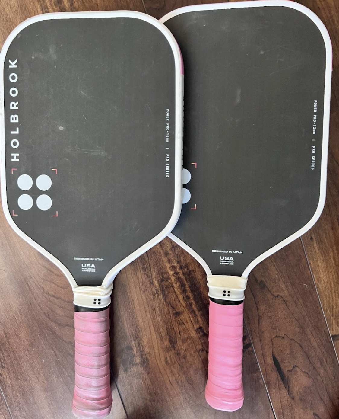 Picture of 2 Holbrook Power Pro pickleball paddles
