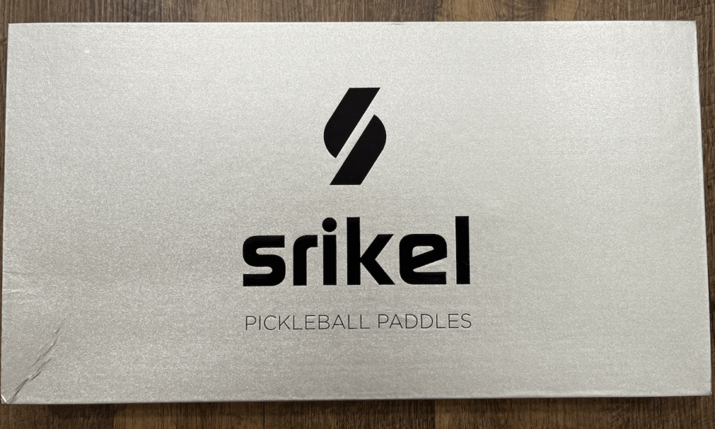 Picture of Srikel pickleball paddle box.