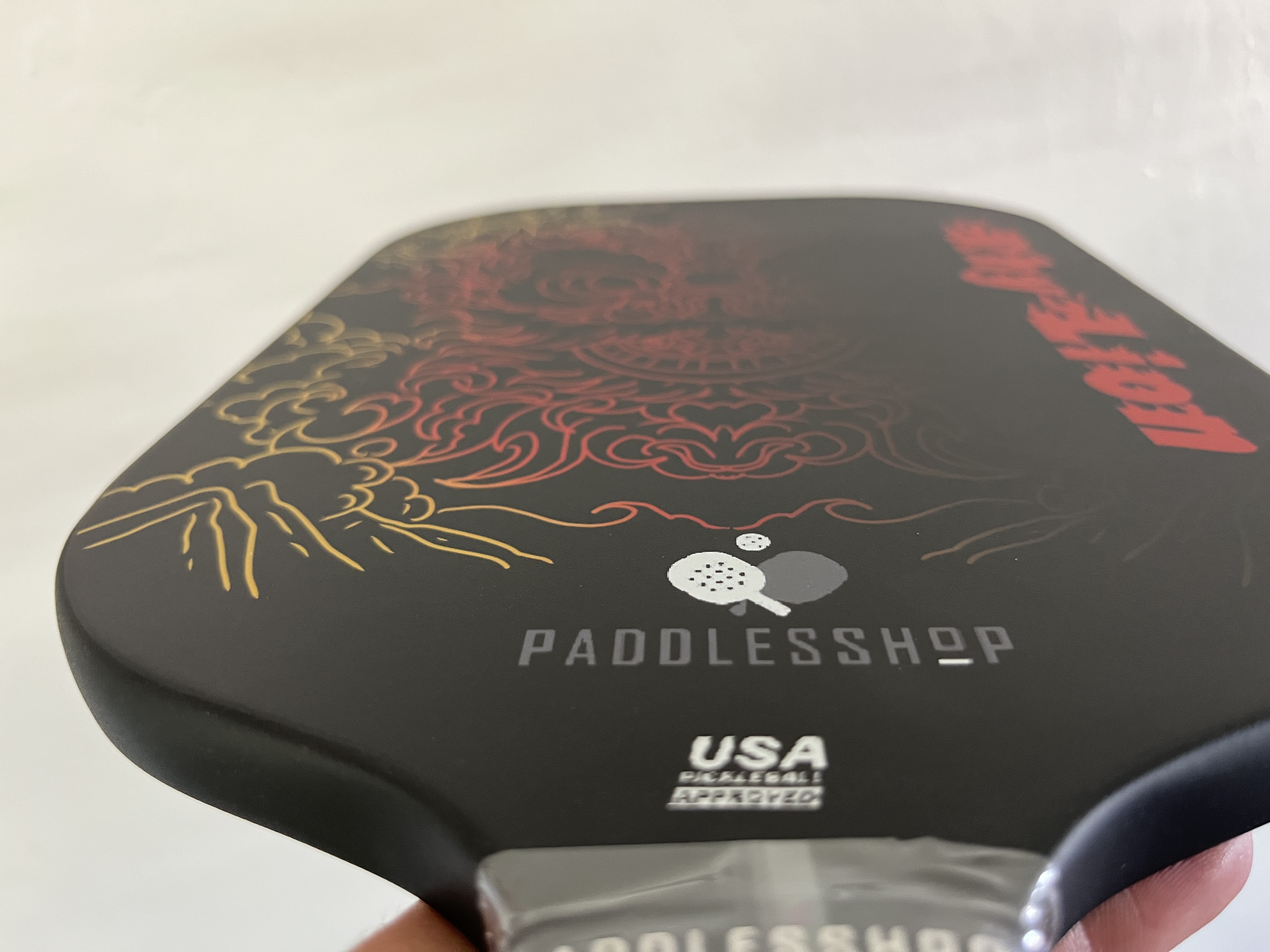 Close up picture of the Paddlesshop Rhylion surface face.
