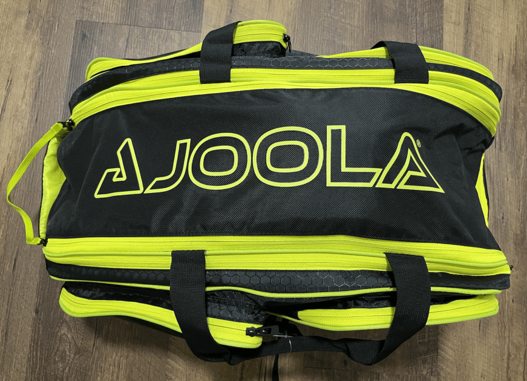 Picture of the best pickleball bag with the shoe compartment - the Joola Tour Elite.