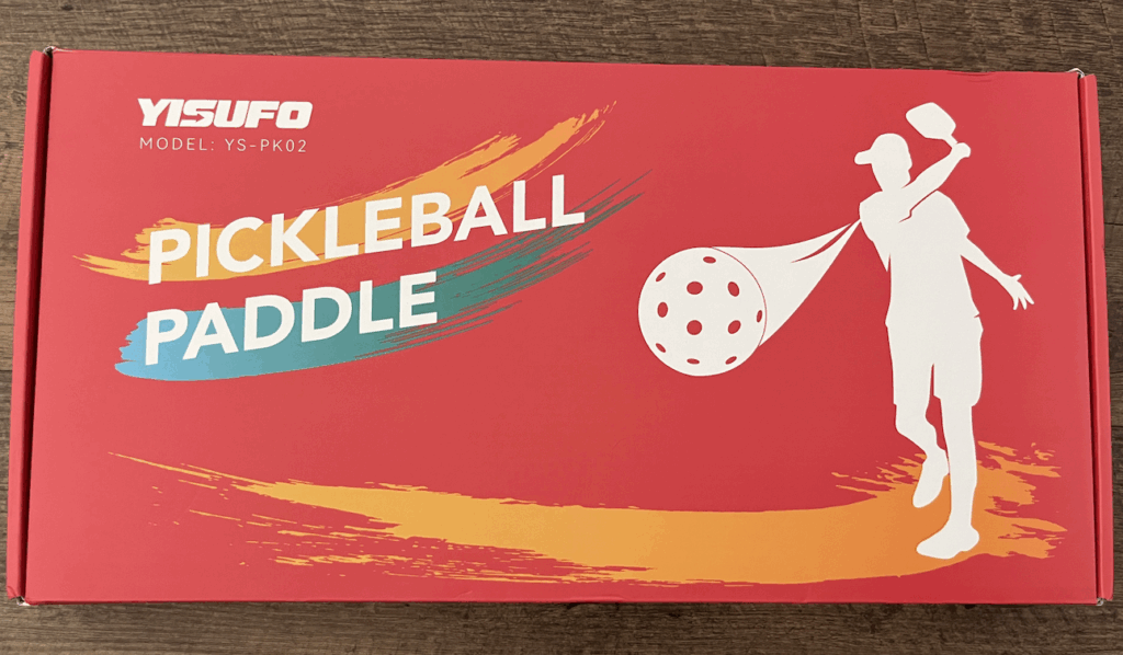 Picture of box of cheapest carbon fiber pickleball paddle