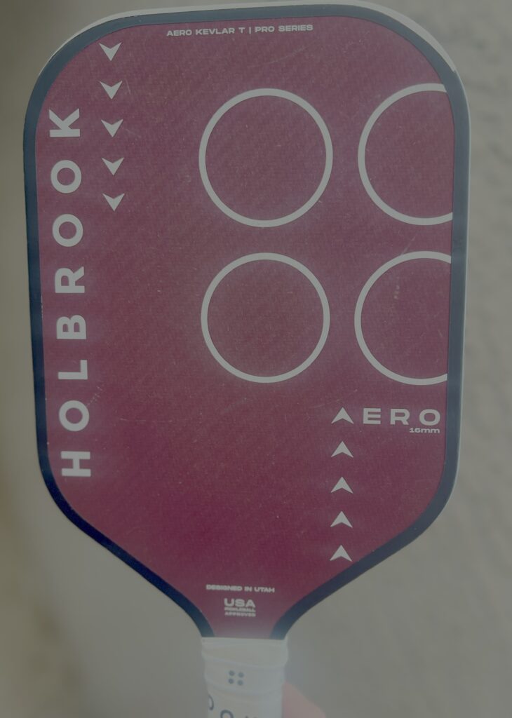 Picture of the Holbrook Aero K pickleball paddle.