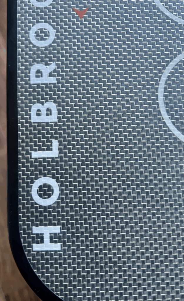 Close up image of the Aero T Metallic weave