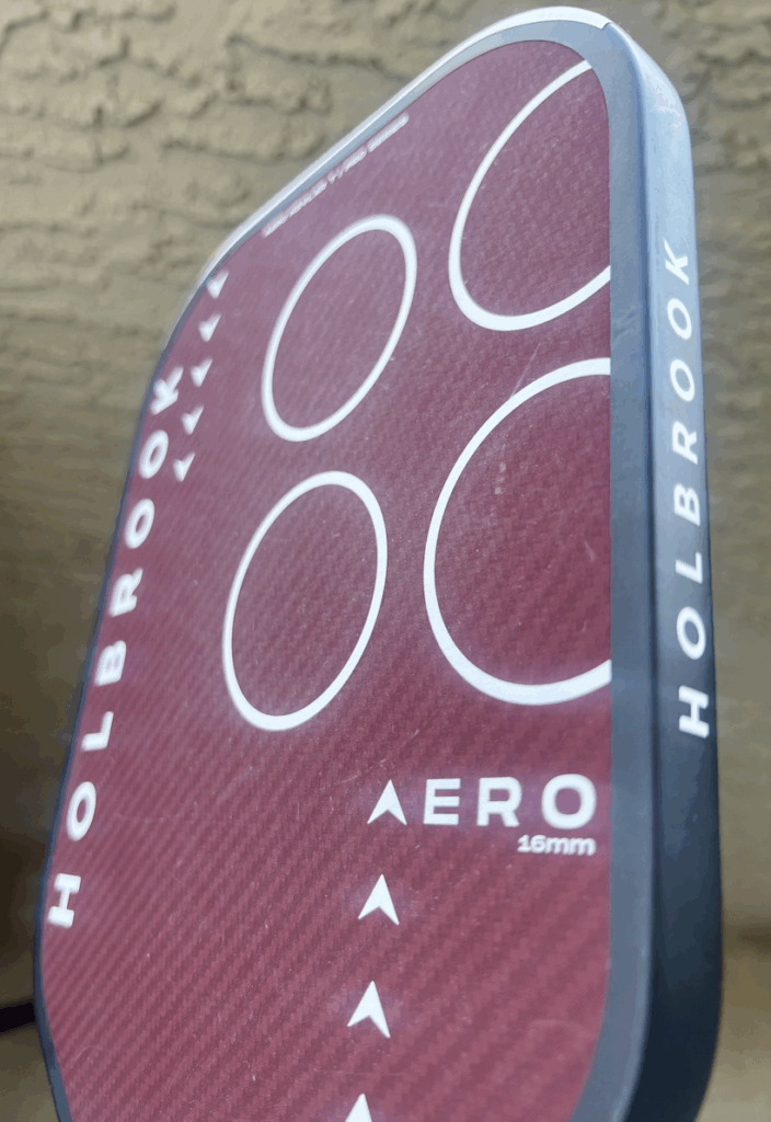 Close up picture of the Aero K pickleball paddle
