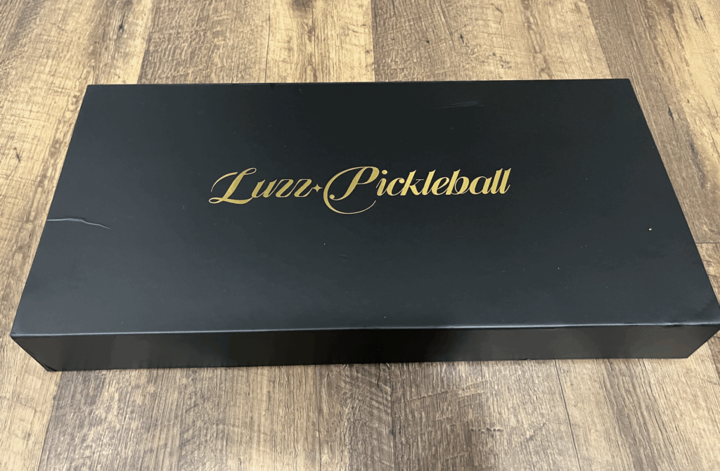 Picture of the Luzz Cannon pickleball paddle box