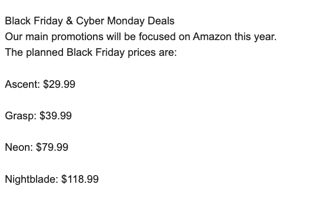 Warping Point management team provided Black Friday pickleball paddle deals.