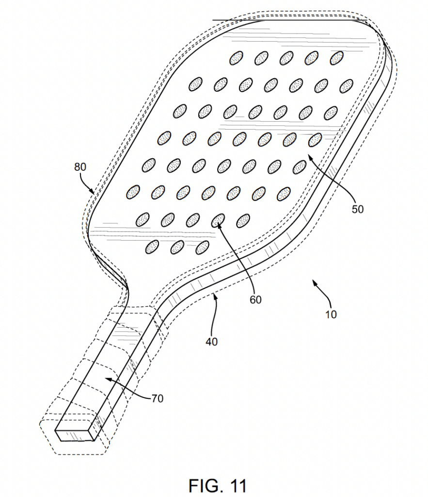 Picture of CRBN pickleball patent.