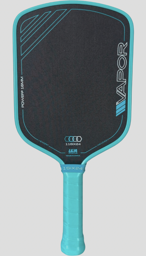 Picture of the new 11six24 Vapor Power 2 pickleball paddle.