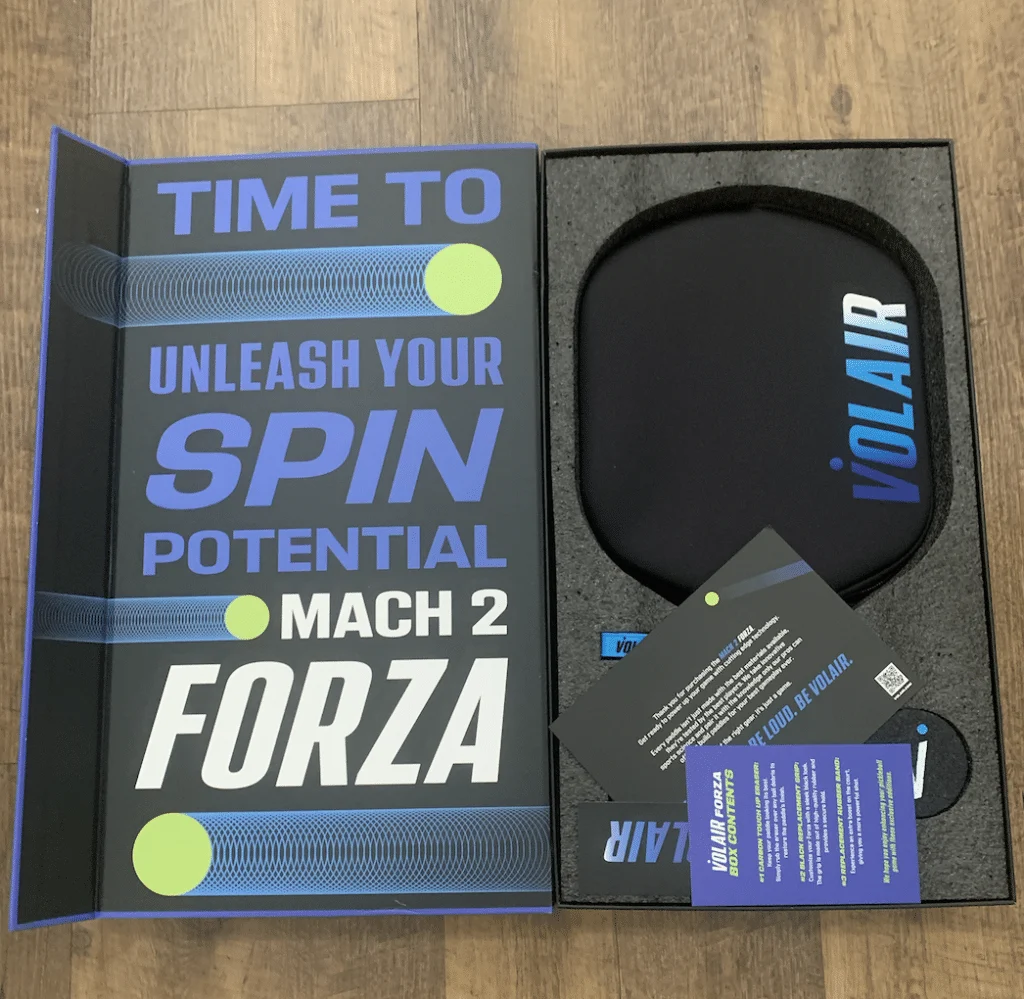 Picture of volair mach 2 forza in the box.