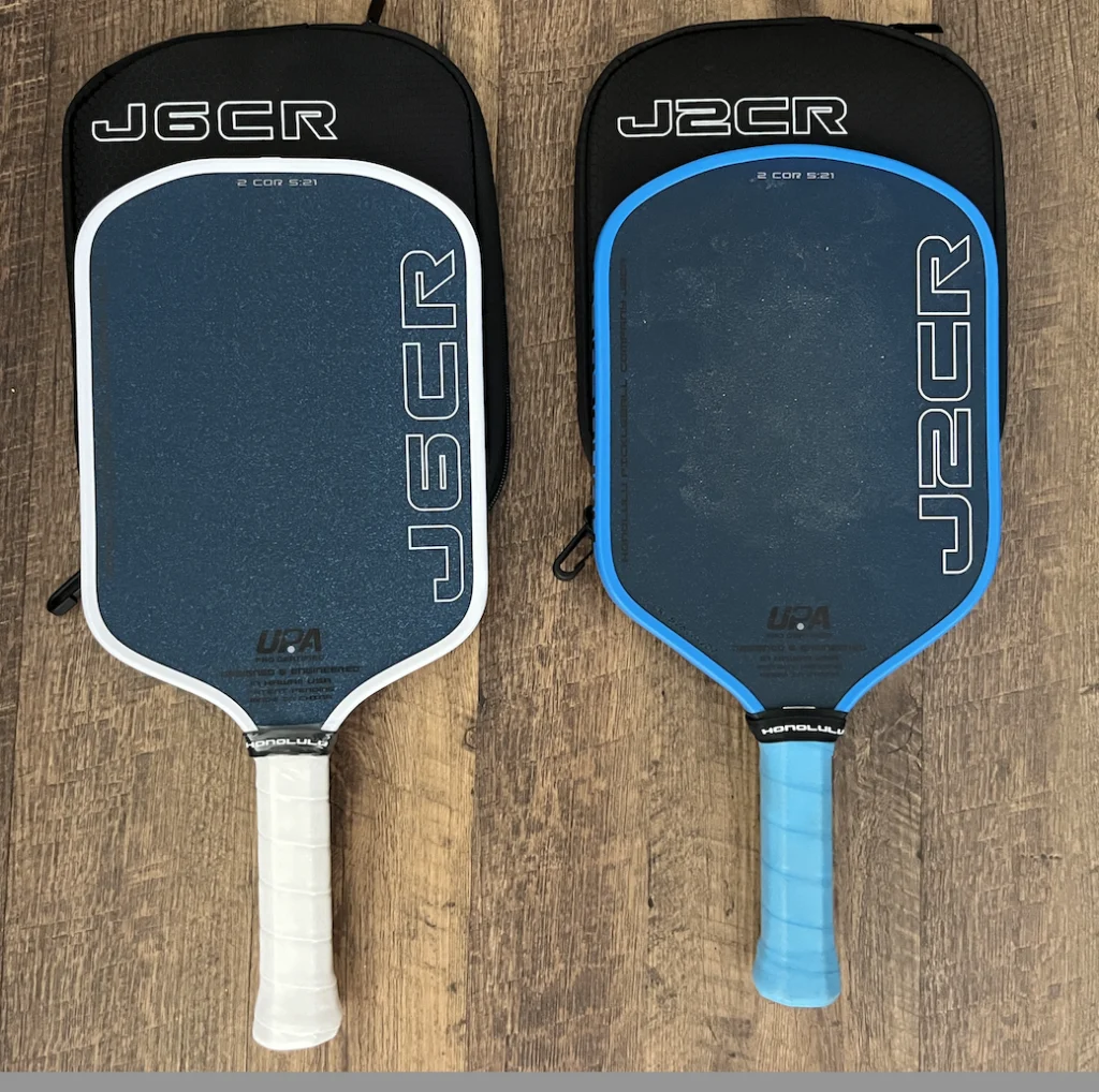J6CR vs J2CR Pickleball Paddle Review: Which Crystal Blue Version Wins?